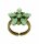 Konplott - Sabrina Vintage - green, Color 2, antique brass, ring