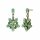 Konplott - Sabrina Vintage - green, Color 2, antique brass, earring stud dangling