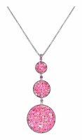 Konplott - Studio 54 - Rosa, Antiksilber, Halskette mit...