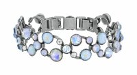 Konplott - Shopping Drops - Weiß, Antiksilber, Armband