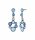 Konplott - Shopping Drops - light blue, antique silver, earring stud dangling