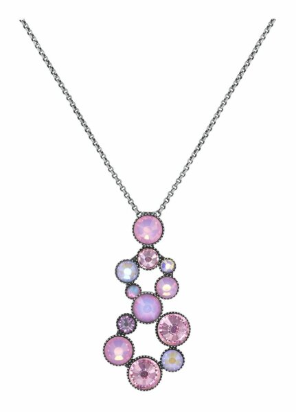 Konplott - Shopping Drops - light pink, antique silver, necklace pendant