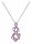 Konplott - Shopping Drops - light pink, antique silver, necklace pendant
