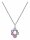 Konplott - Shopping Drops - light pink, antique silver, necklace pendant