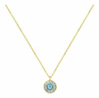 Konplott - Spell on You - blue, shiny brass, necklace...