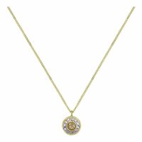 Konplott - Spell on You - brown, shiny brass, necklace...