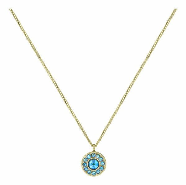 Konplott - Spell on You - green, erinite shimmer, shiny brass, necklace pendant