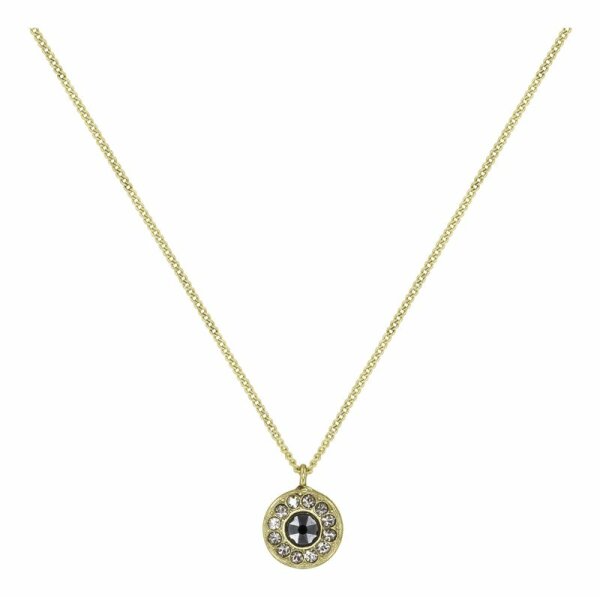 Konplott - Spell on You - grey, shiny brass, necklace pendant