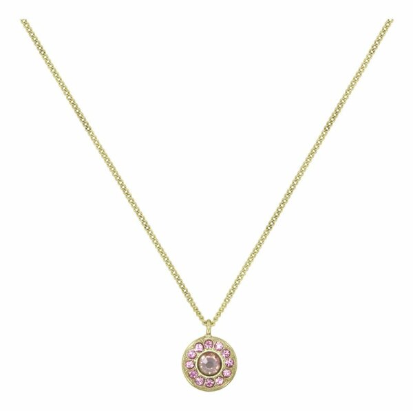 Konplott - Spell on You - pink, shiny brass, necklace pendant