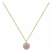 Konplott - Spell on You - pink, shiny brass, necklace...