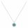 Konplott - Spell on You - blue/green, shiny silver, necklace pendant