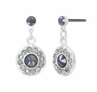 Konplott - Spell on You - grey, shiny silver, earring...