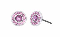 Konplott - Spell on You - pink, shiny silver, earring stud