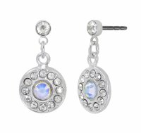 Konplott - Spell on You - white, shiny silver, earring...