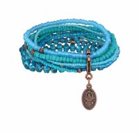Konplott - Petit Glamour dAfrique - blue/green, antique...