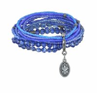 Konplott - Petit Glamour dAfrique - blue, antique silver,...