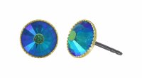 Konplott - Black Jack - blue/green, blue zircon, shiny...