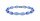 Konplott - Petit Glamour dAfrique - blue, antique silver, bracelet elastic