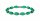 Konplott - Petit Glamour dAfrique - green, antique silver, bracelet elastic