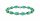 Konplott - Petit Glamour dAfrique - green, antique silver, bracelet elastic